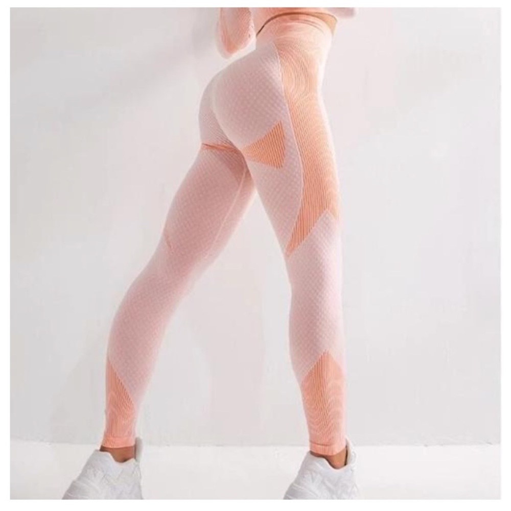 High Waisted Seamless Leggings-full length